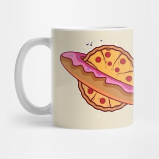 pizza and donuts fast food Mug